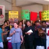 Immigrant Families Hold Vigil After Being Spurned by ICE Director