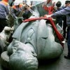 Last Lenin Statue in Mongolia Falls