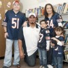Chicago Bears Roberto Garza Meets with Berwyn Students