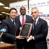 ICIRR Presents Mayor Emanuel with Award