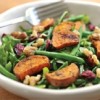 Sweet Potato & Green Bean Salad with Maple-Mustard Dressing