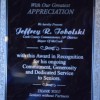 Tobolski Receives Honor by Lyons Township Seniors Without Partners