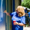Empleados Voluntarios de  BMO Embellecen Herzl School of Excellence