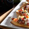 Basil and Tomato-Feta Bruschetta