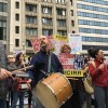 Trump Visits Chicago, Thousands Protest
