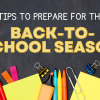 Back to School Tips