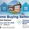 Community Savings Bank to Host Home Buying Seminar