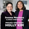 La Contralora de Illinois, Susana Mendoza, Respalda a la Tesorera del Condado de Lake, Holly Kim, Para Reemplazarla Como Contralora