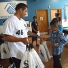White Sox Sergio Santos Visits Youth in Little Village
