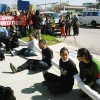 Undocumented Illinois Immigrants Block Broadview Detention Center Road