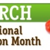 Marzo es el Mes Nacional de la Nutrición