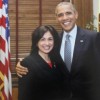El Presidente Obama Visita ala Rep. Estatal Lisa Hernández