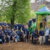 Sinai Caregivers Clean Up Local Park During Anniversary Volunteering Event