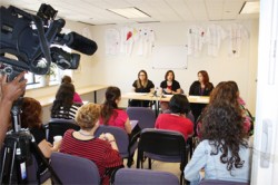 Mujeres Latinas en Acción held a press conference for the release of Latina Portrait: Latinas and Sexual Assault, the latest in a series of reports tying pressing issues to Latinas’ experiences. Latina Portrait, written by Neusa Gaytan and Maralá Goode, focused specifically on Latina sexual assault survivors, the barriers they face, and the culturally appropriate services necessary for the recovery process.  “It is important that we release this Latina Portrait during Sexual Assault Awareness Month to bring attention to the needs of Latina survivors during the recovery process,” said Maria Socorro Pesqueira, the president and ceo of Mujeres Latinas en Acción. “We must ensure that these women receive services that embrace their values and culture to provide the most complete care possible.” Maritza Reyes, the director of the Sexual Assault Program at Mujeres Latinas en Acción, delved into the details of the report, speaking about child sexual abuse, human trafficking, and sexual assault.  Between 2008 and 2012, the number of Latinos receiving services at ICASA affiliated centers rose from 28 percent to 35 percent in Cook County, mirroring the growth of the Latino population. “Many Latinas face additional barriers to reporting sexual assault and seeking support, including discriminatory treatment from institutions, lack of staff that both speak Spanish and are trained in the area of sexual violence, and a lengthy legal process leading to low prosecution of perpetrators,” said Maritza. Culturally sensitive practices must increase to better serve the needs of immigrant Latina survivors of sexual assault. The conference ended with Itzel Camacho, a Mujeres client and sexual assault survivor, sharing her empowering story about coming to Mujeres: “One day, I decided to just walk into Mujeres and speak with someone to help me deal with my nightmares, my worries, and my wounds that felt like they would never heal. I began to meet with a counselor… Weeks and weeks passed by and I wasn’t the angry, sad, disgusted, and scared anymore.” Itzel spoke about her future and her application for the U-visa, a visa that gives victims of certain crimes temporary legal status and work eligibility. Itzel’s story exemplified the bravery of survivors and need for services that are educated about the specific needs of Latinas.